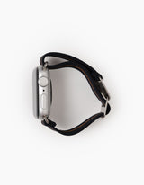 Apple Watch 錶帶 - 黑間橘傘帶