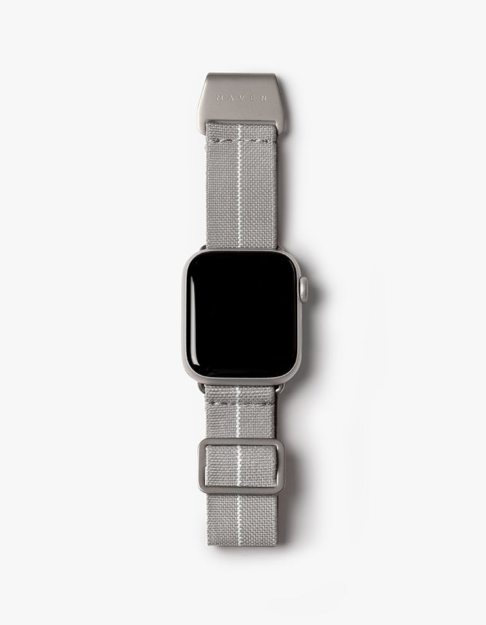 Apple Watch 錶帶 - 冷灰間白傘帶