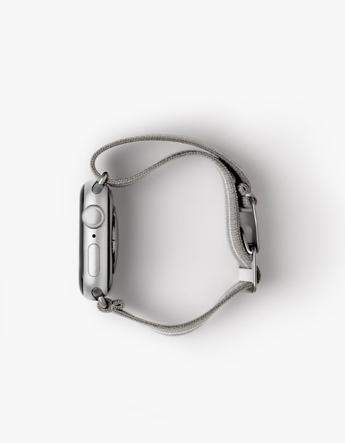 Apple Watch 錶帶 - 冷灰間白傘帶