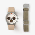 MUS SOLAR C-01 NATURAL 40MM + 軍綠色傘帶組合