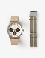 MUS SOLAR C-01 NATURAL 40MM + 軍綠色傘帶組合