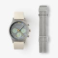 MUS SOLAR C-04 OFFWHITE 40MM + 灰間白傘帶組合