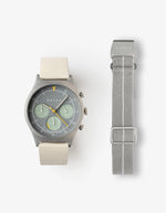 MUS SOLAR C-04 OFFWHITE 40MM + 灰間白傘帶組合