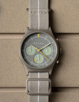 MUS SOLAR C-04 OFFWHITE 40MM + 灰間白傘帶組合