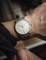 MUS-01 KHAKI P 40MM + 深藍色傘帶組合