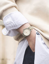 MUS-01 KHAKI P 34MM + 灰色傘帶組合