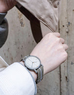 MUS-01 KHAKI P 34MM + 橘色傘帶組合