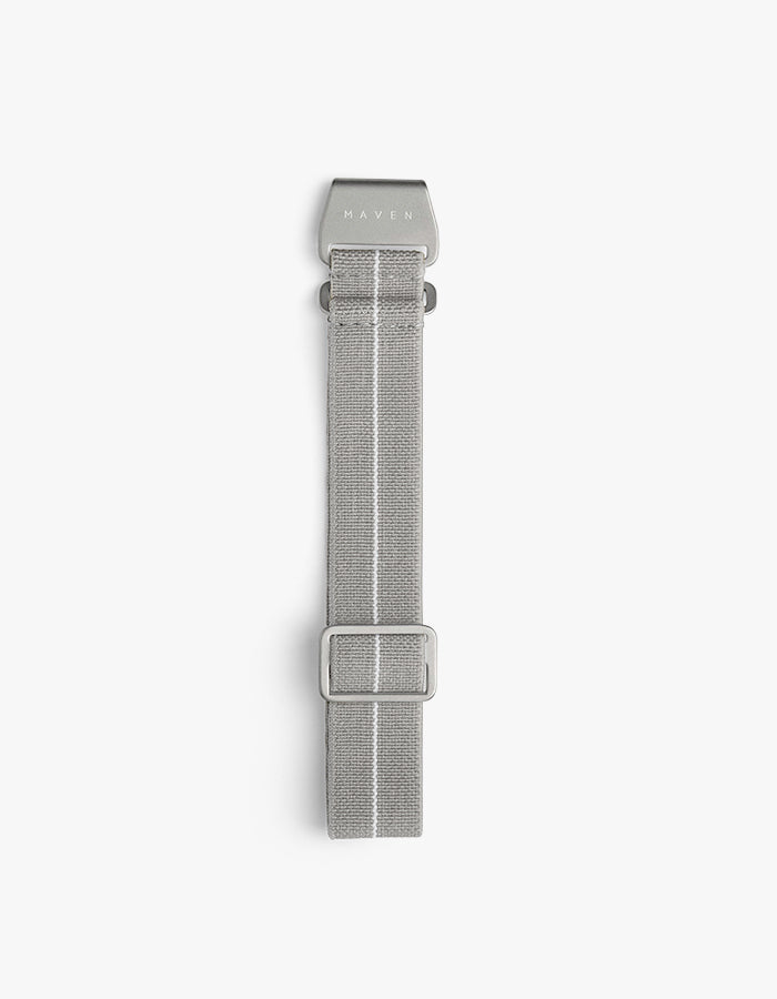 20MM 冷灰色間白傘帶