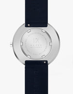 SMOKE GREEN OFFWHITE 34MM + 深藍色皮帶組合