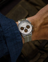 MUS SOLAR C-01 NATURAL 40MM + 軍綠色傘帶組合