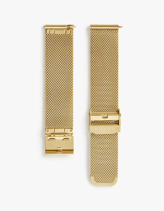 12mm 金色米蘭錶帶